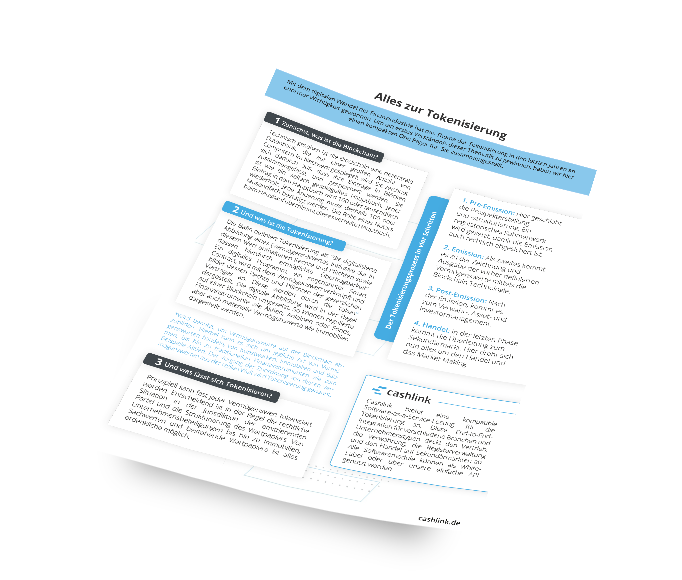 tokenisierung onepager von MAGRAL AG Financial Brokers mockup